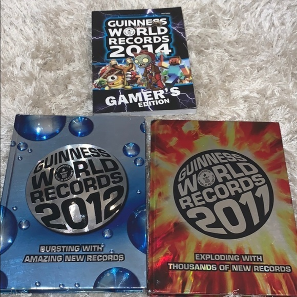 Guinness World record books and the gaming one